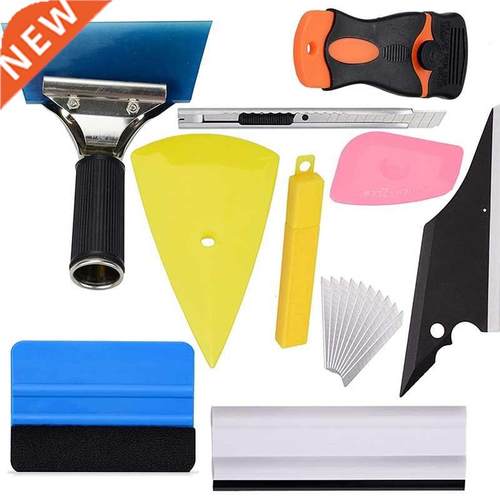Car Window Tint Tool Kit,10Pcs Car Vinyl Wrap Tools Includin