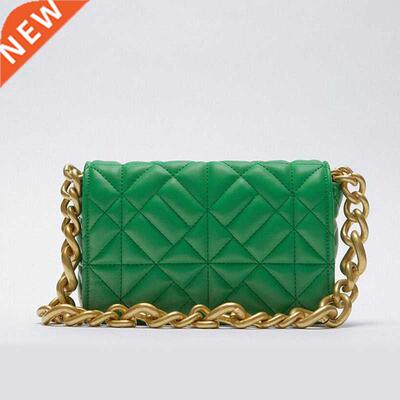 Thick Chain Totes Brand Small PU Leather Underarm Shoulder B