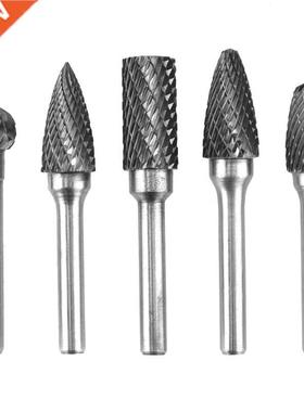 5pcs 12mm Hard Alloy Thorn Carbide Rotary Point Burr Die Gri