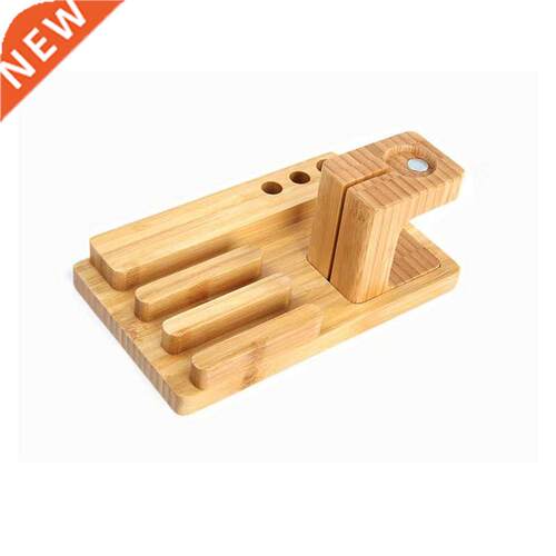 Bamboo Phone Holder Eco-Friendly Natural Bamboo Table PC Hol