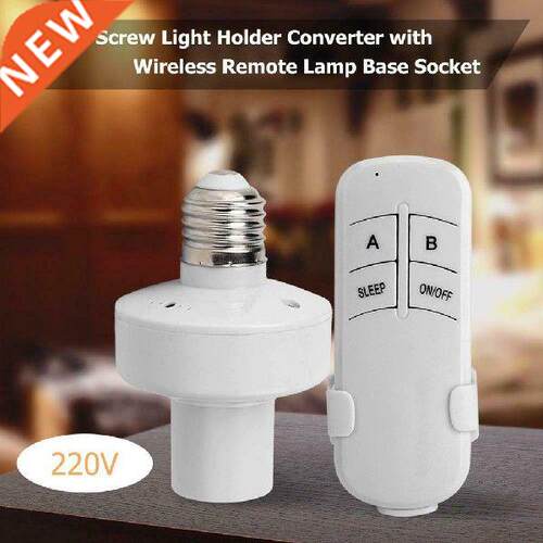 E27 Reote Control Bulb Holder Wireless Light Socket Hoe