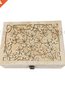 Wooden carving Storage Case Divided box for jewellery