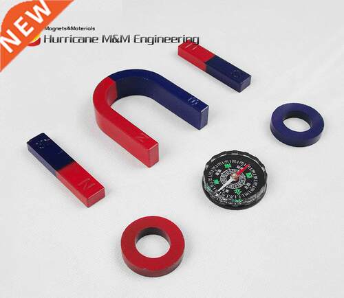 1 Set Ferrite Magnet Experiment Magnet Kits Middle Type Bar