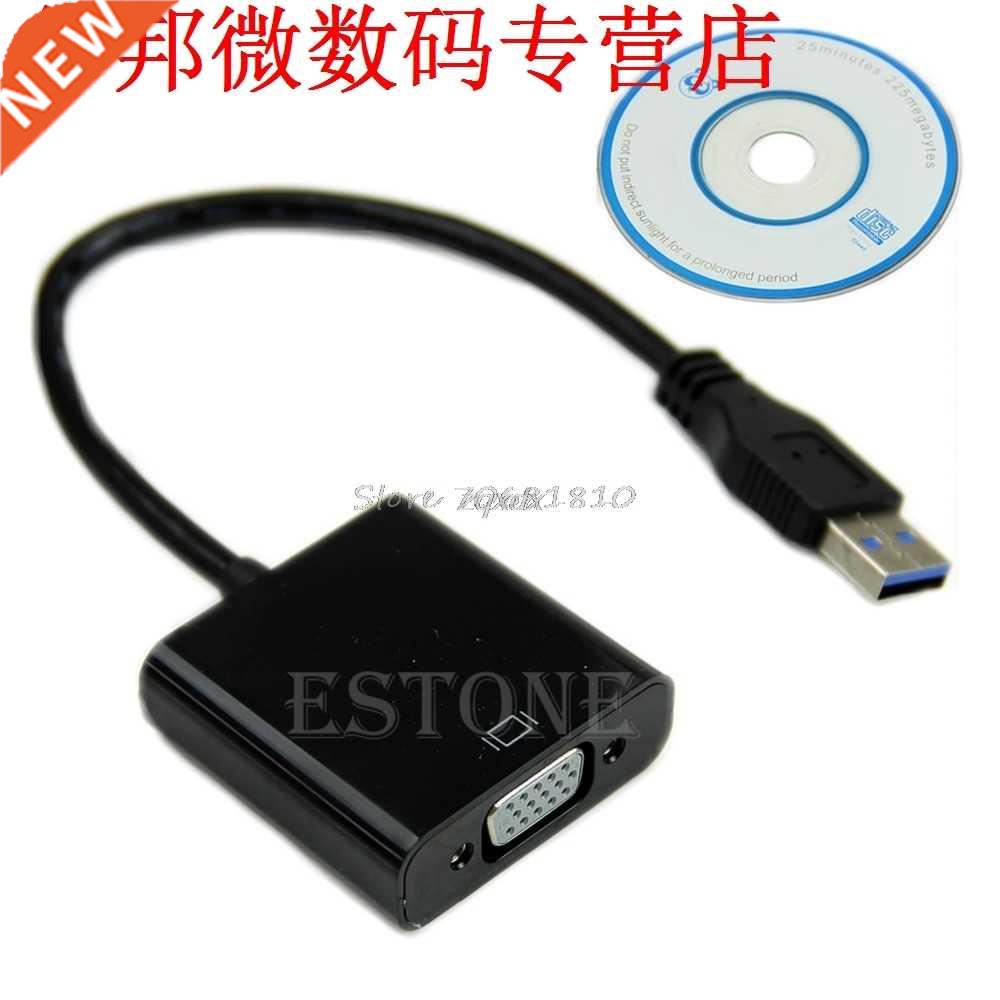 USB 3.0 to VGA Video Graphic Card Display Cable Fr Win 7 8 Z