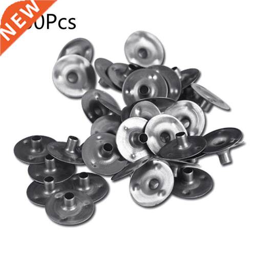 100 Pcs Durable Waxed Candles Making Metal Wick Sustainers