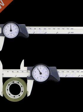 1pc 150mm 6inch Dial Caliper Plastic Vernier Caliper 4Way Ga