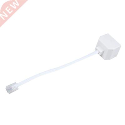 6P2C RJ11 Male to Female Two Way Telephone Splitter Converte