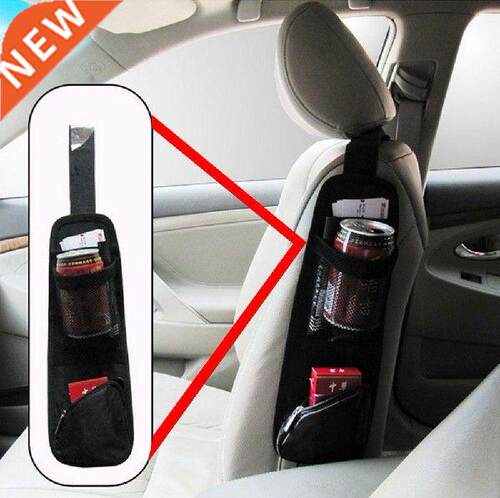 Storage Mesh Pocket Car Seat Side Hanging Bag Foldable Car