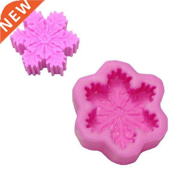 Silicone Snowflake Mold Candy Chocolate Candle Soap DIY