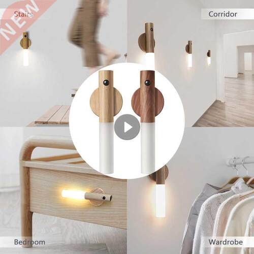 LED Smart Infrared Sensor Night Light USB Charging