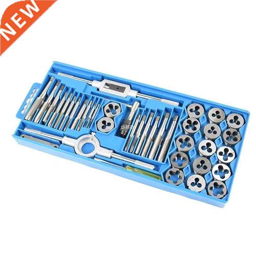 40Pcs Threaded Cutting Set M3-M12 Pro Metric Tap and Die Wre