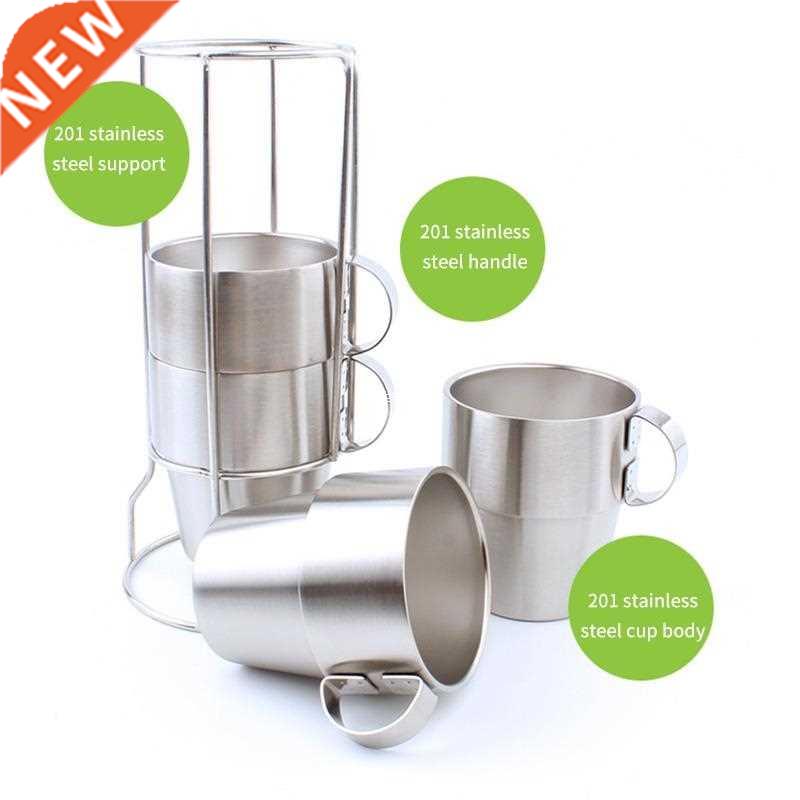 Reusable Double Layer Anti-Scald ainless eel ackable