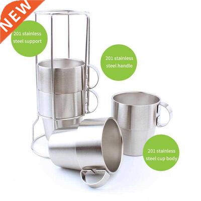 Reusable Double Layer Anti-Scald ainless eel ackable