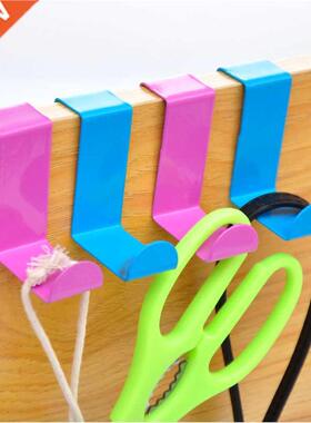 2pcs Stainless steel Door Hook Z Type Kitchen Cabinet Clothe