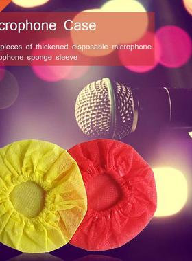 50 Pairs Disposable Non-Woven Microphone Covers Multi-functi