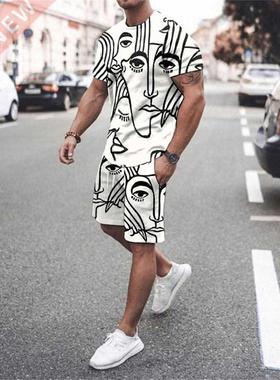 2022 summer European and American style men's handsome T-shi