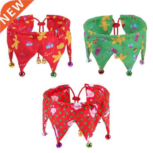 Dog Bandana Christmas Pet Scarf Bibs Kerchief Xmas Santa