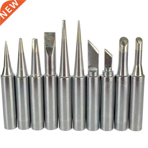 10Pcs Lead Free Soldering Iron Tip 900M-T I/B/2.4D/S3/1.2LD/