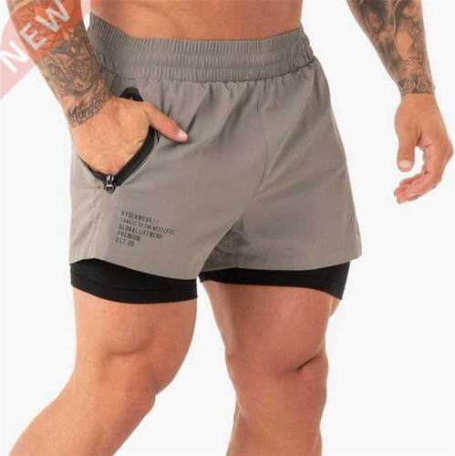 Summer 2020 running shorts men 2 in 1 Joggers Shorts fitness