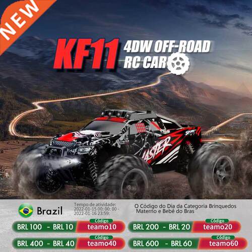 2022 New KF11 2.4G Off-Road RC Car 4WD 33KM/H Electric High