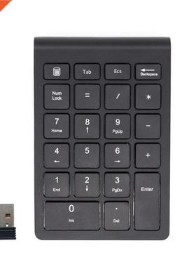 2.4G Wireless Numeric Keyboard 22 Keys USB 2.4G For Laptop A