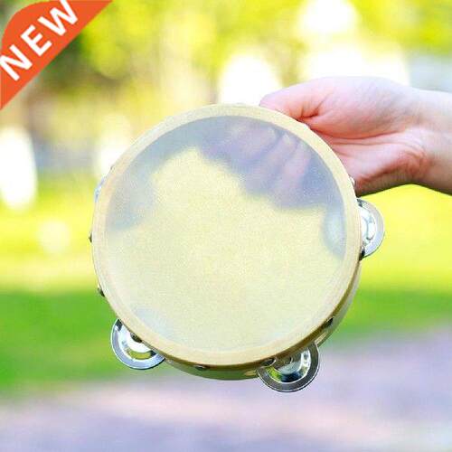3 pcs/set 6/8/10 inch hand tambourine foam nail leather