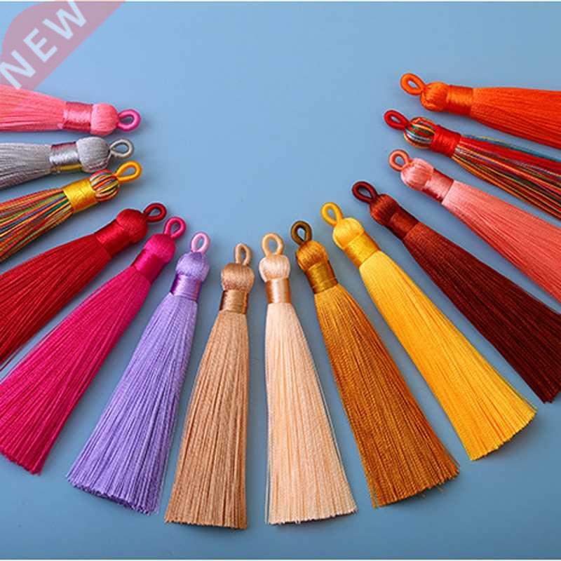 2/5/10PCS 8cm Polyester Silk Tassel Vertical Tassel Decorati