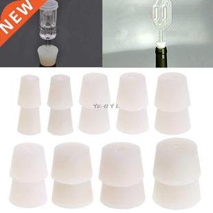 2 Pcs Silicone Rubber Plug Stopper With Hole Airlock Valve B