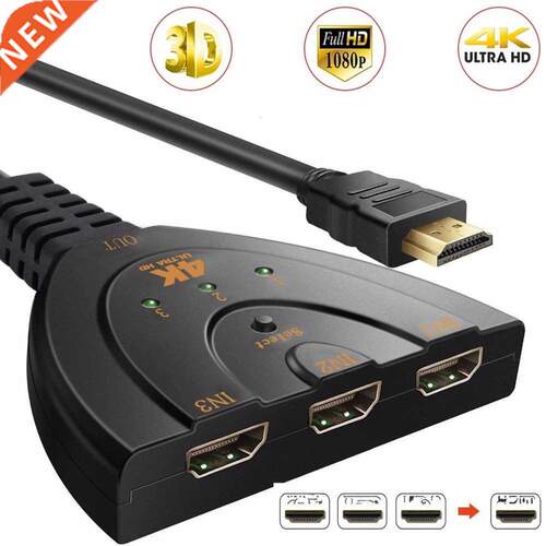 4K*2K 3D Mini 3 Port HDMI-compatible Switch 1.4b 4K Switcher