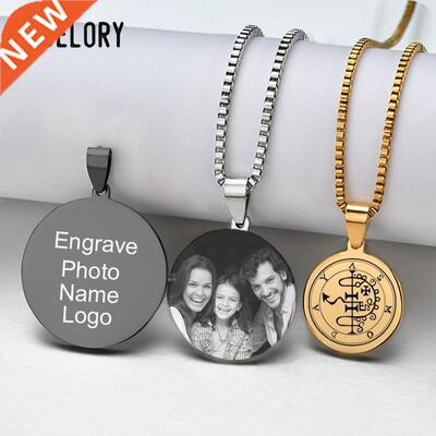 Bluelory Personalized Engraved Your Photo Name Logo Date Sta