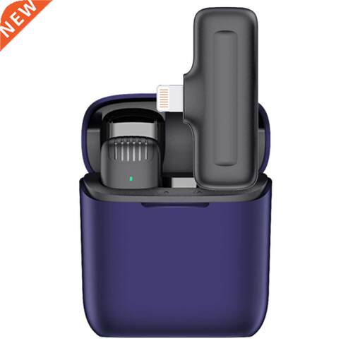 Wireless Microphone with Charging Case Video Lavalier Microp