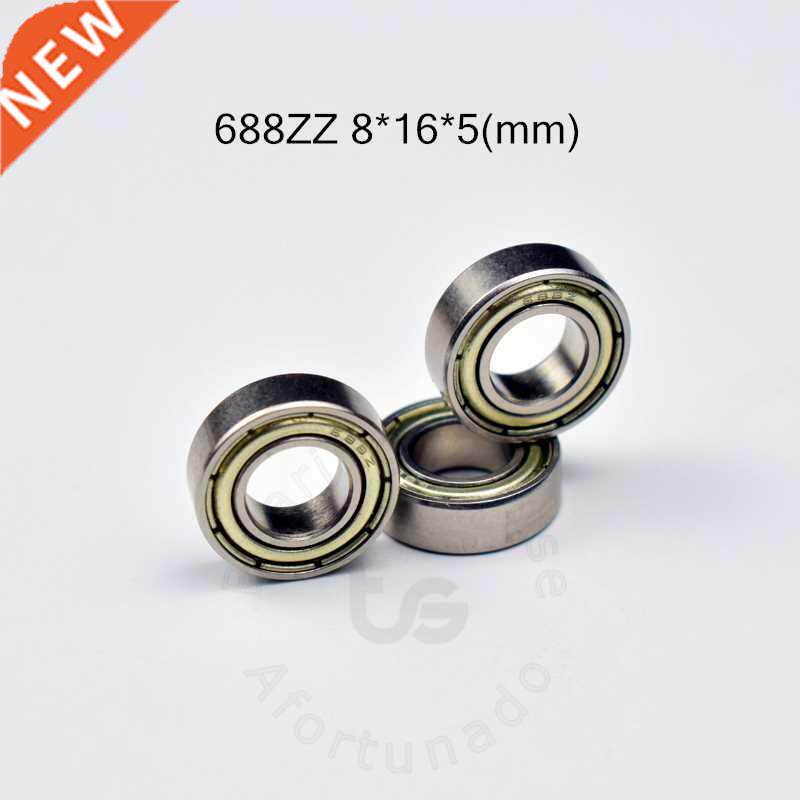 10pcs 688ZZ 8*16*5(mm) free shipping chrome steel Metal Sea