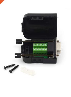 DB9 Female D-Sub 9 Pin Plug Breakout Terminals Solderless Nu