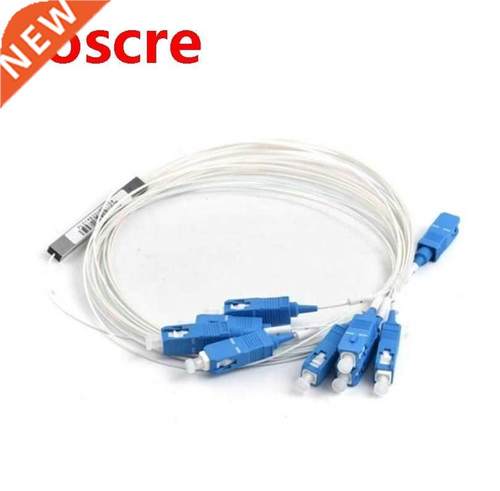 SC UPC 1X8 FTTH Fiber Optic Splitter FBT Optical Coupler 1X8