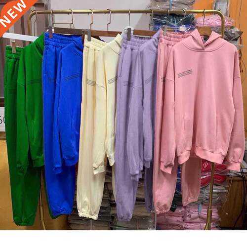 Solid Cotton Hooded Sweatshirts Hoodies Track Pants Joggers