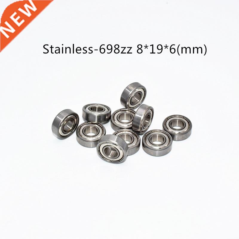 Stainless steel 10PCS S698ZZ 8*19*6(mm) free shipping antir
