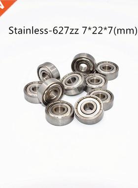 Stainless steel bearing 10PCS S627ZZ 7*22*7(mm) free shippin