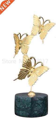 Nordic Art Brass Butterfly Crafts Decoration Modern