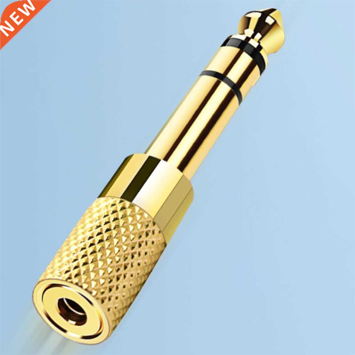 Audio Adapter Jack 6.5 6.35mm Male Plug to 3.5mm Female Conn