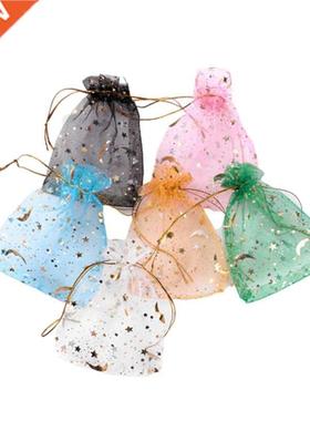 100pcs/bag oon Star Organza 7x9 9x12c Sall Christas Dr