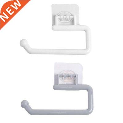 Kitchen Paper Holder Plastic Self-adhesive Towel Rag