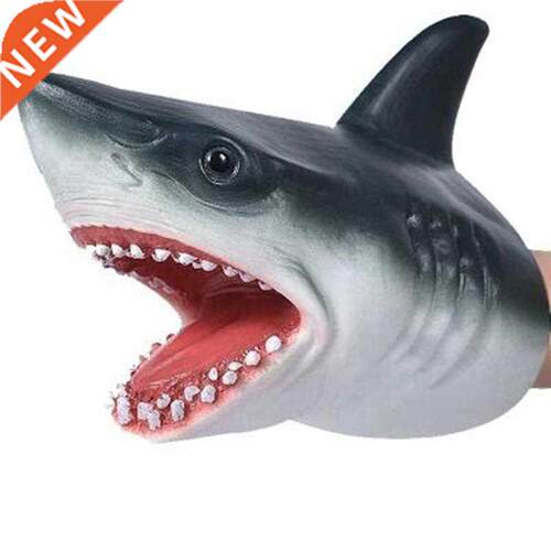 1pc Realistic Shark Figures Hand Puppets Gloves Soft PVC