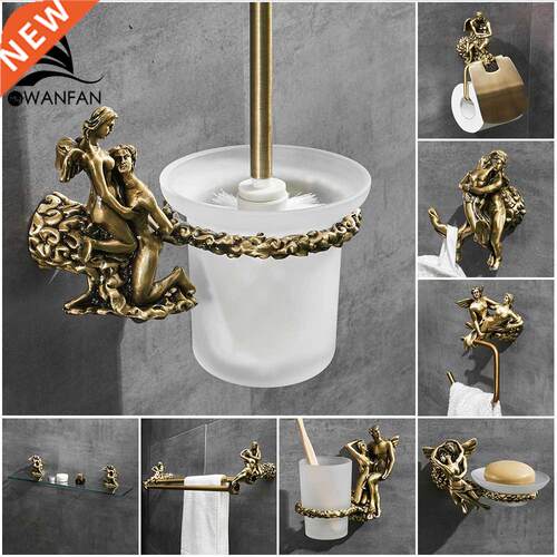 Romantic Series Bronze Bathroom Toilet Paper Holder Wall Mo