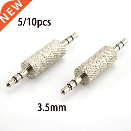 3.5MM Jack to Jack Straight Adapter Connector Real Audio Con