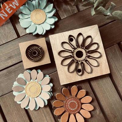 Flower Blanking Knife Mold Handmade DIY Leather Car Ornament