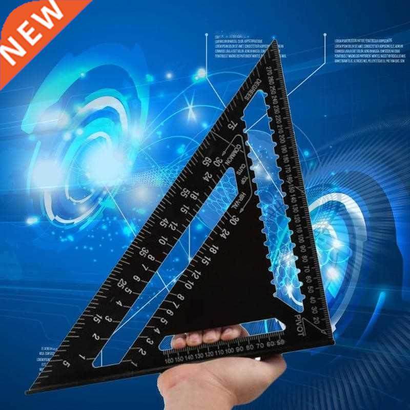 7/12inch Triangle Angle Ruler Speed Square Angle Protractor