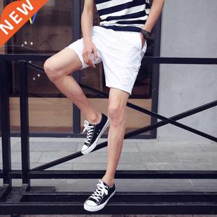 Pant white Male summer Loose man shorts short Pants men for