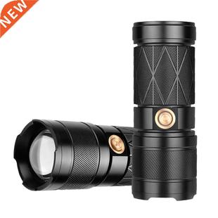 Rechargeable Torch USB Light Strong LED XHP100 Flashlight