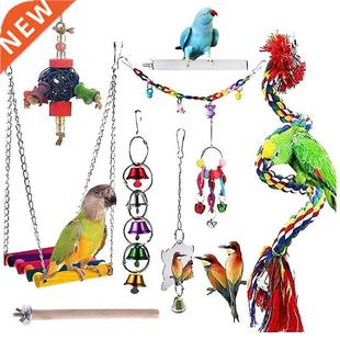 Bird Toys Parrot Chewing Toys Bird Cage Accessories Newly Up