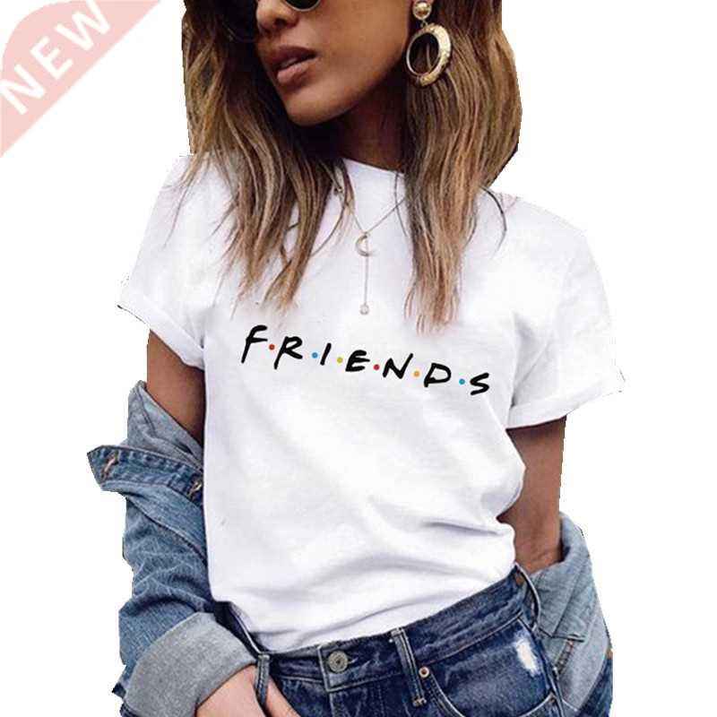 Friends Printing T Shirt Summer Women Short Sleeve Leisure T